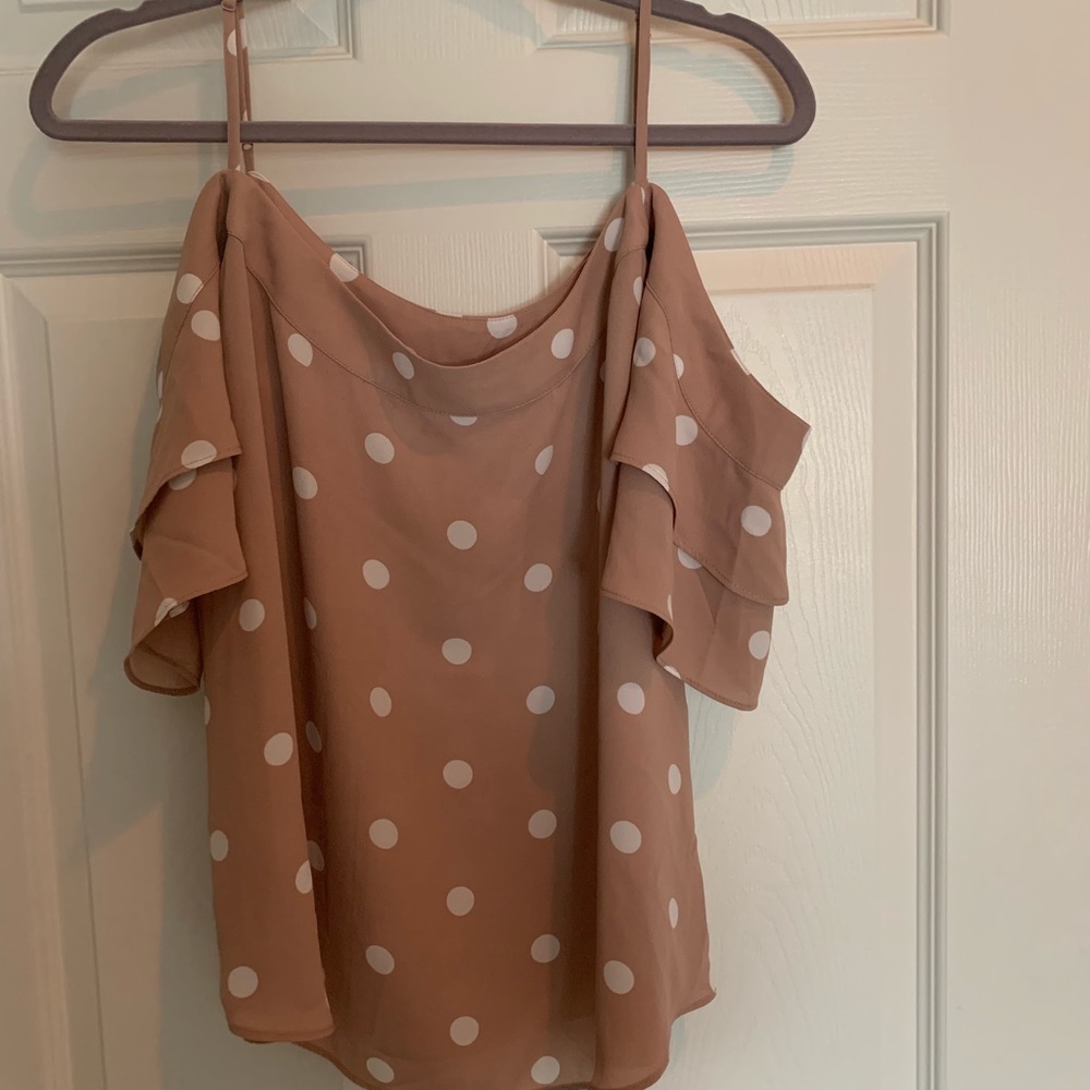 Off the shoulder top.